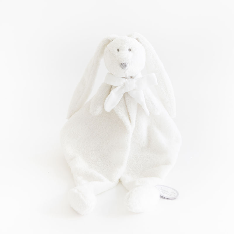  flore the rabbit baby comforter white 